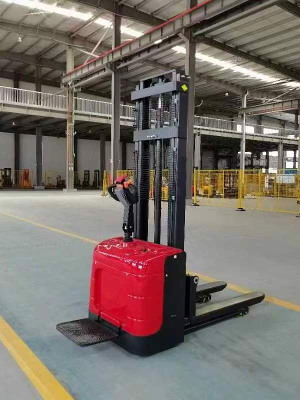 2 Ton Electric Stacker Standing Pallet Stacking Truck Forklift for Material Handling Equipment