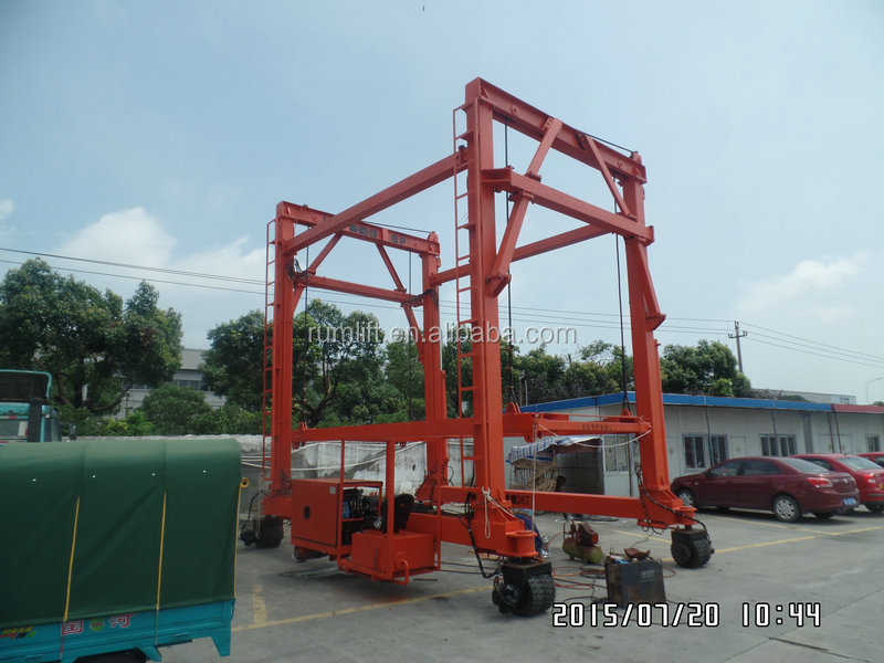 mast mobile container gantry crane 30 ton/36 ton and 40 ton