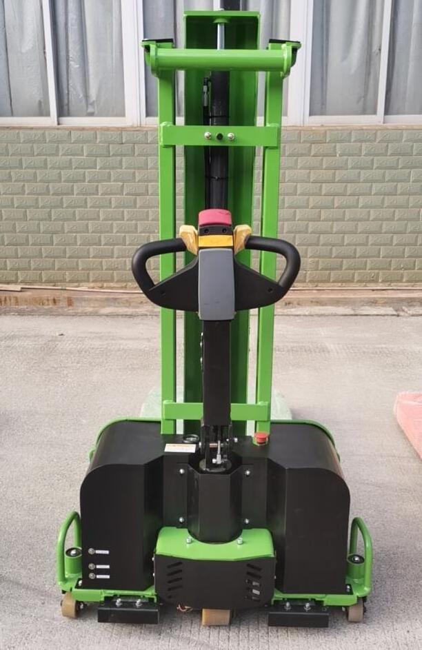 700kg Semi Electric Portable self loading pallet lift Self Lift Stacker