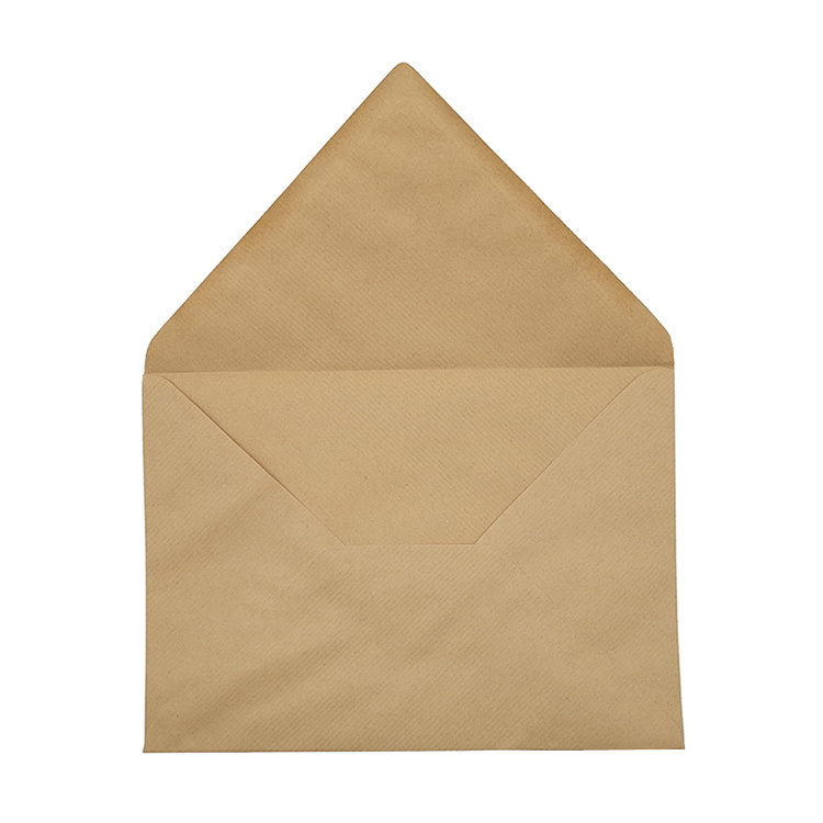 Custom Printing Large Brown Kraft Paper Envelopes with glue