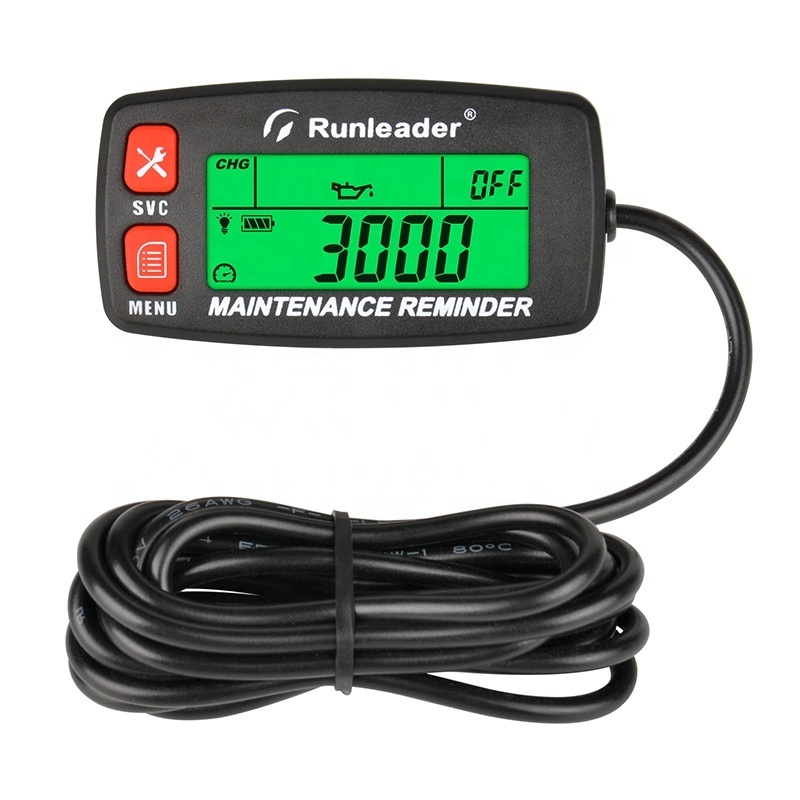 maintenance tachometer for ATV snowmobile tractor washer motorcycle chainsaw air compressor