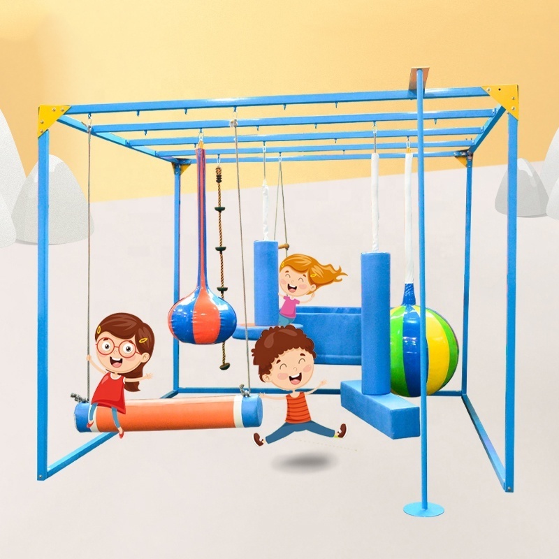 Education center hanging swing kindergarten kids sensory training equipment indoor swings combination indoor swings for kids