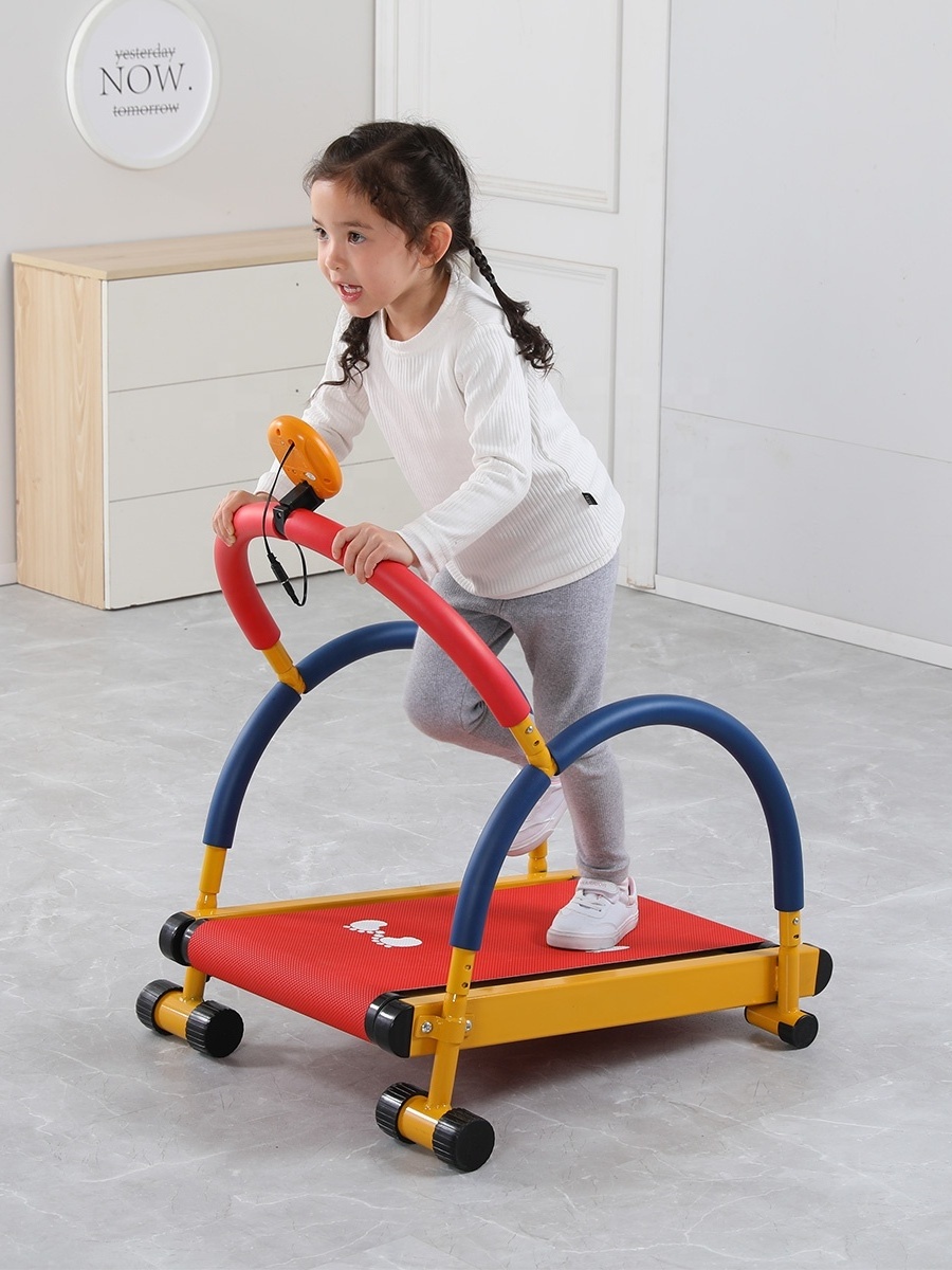 Home design and hot selling make body strong fitness kids exercise sports small treadmill kids fitness equipment