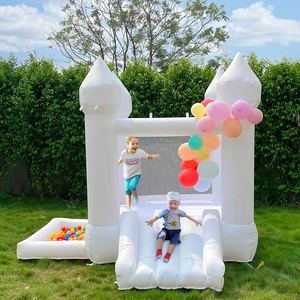 Wholesale Children Air Bounce House Manufacturer Commercial Inflatable Bouncy White Castle 13X13 Mini Bounce House For Kids