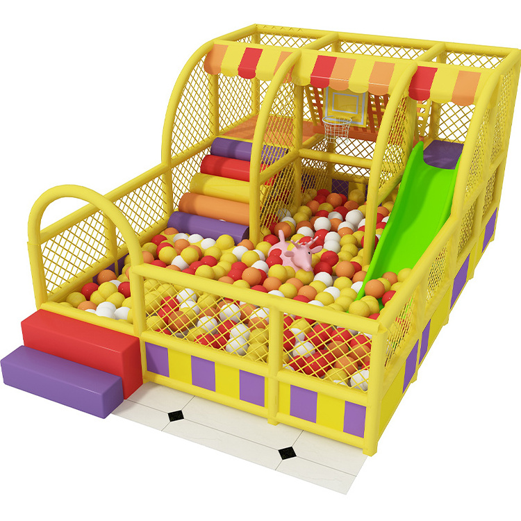 Wenzhou Amusement Park Equipment Small Playground Indor Kids Babies Playground Indoor Slide Soft Play Party Equipment For Sale