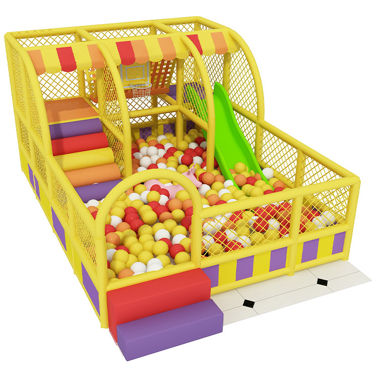 Wenzhou Amusement Park Equipment Small Playground Indor Kids Babies Playground Indoor Slide Soft Play Party Equipment For Sale