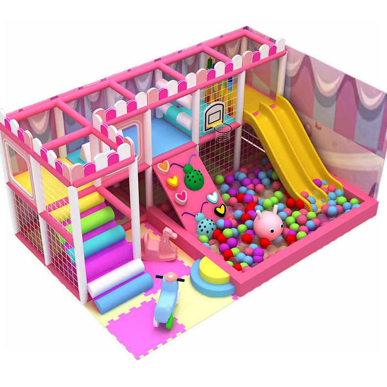 New Softplay Ball Pool Indoor Playgrounds Kids Baby Children'S Playground Area Soft Play Trampoline Play Ground For Kids Indoor