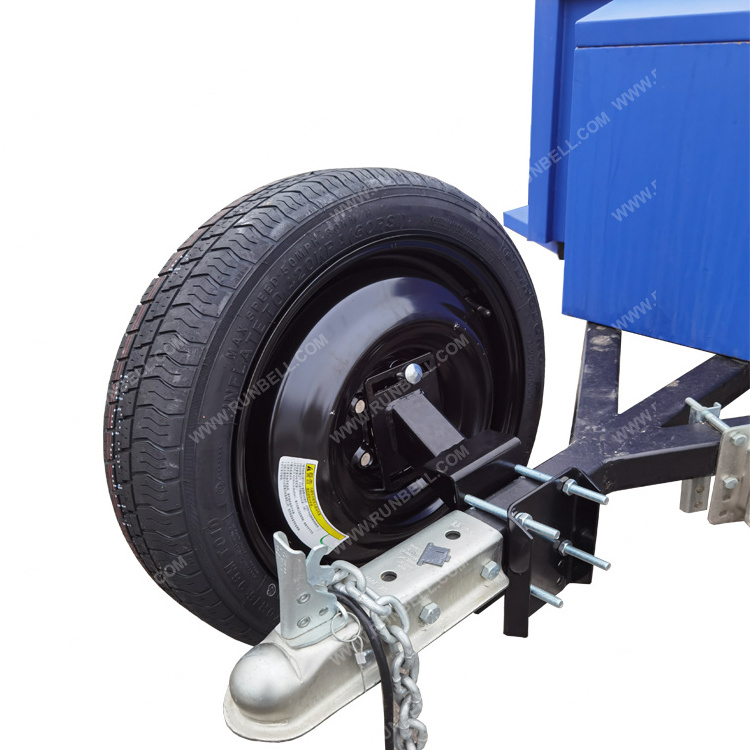 Utility Trailer High Quality Trailers Powder Coating Powder Spare Wheel Carrier