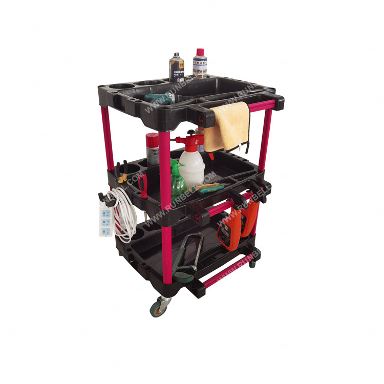 Professional Workshop Special Tools Car Wash And Detailing Cart