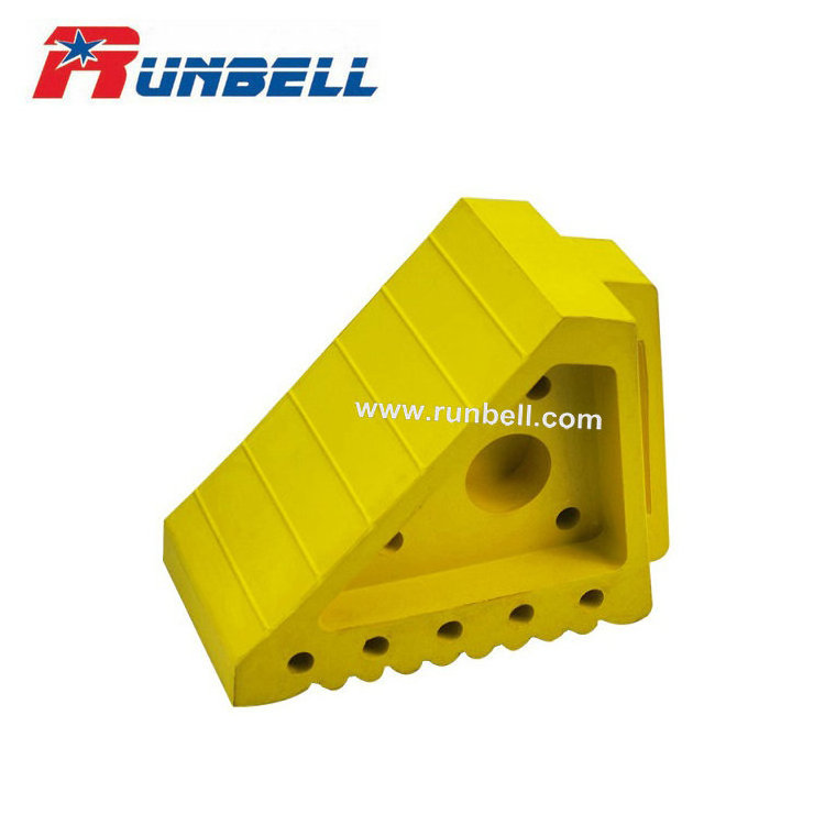 Rubber Tyre Wheel Chock Stop Block Auto Cars Stopper Roadside Emergency Block Rubber Stopper For Trailer