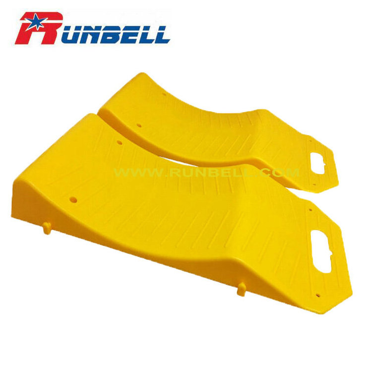 China Supplier HDPE Caravan Car Tyre Saver Rest Plastic Wheel Chock