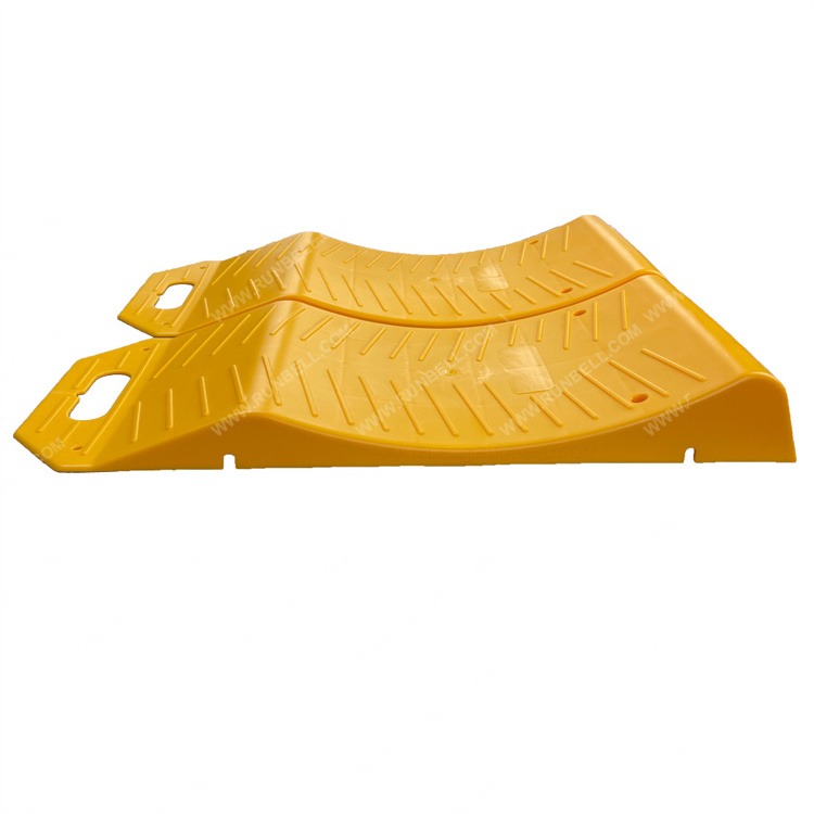 China Supplier HDPE Caravan Car Tyre Saver Rest Plastic Wheel Chock