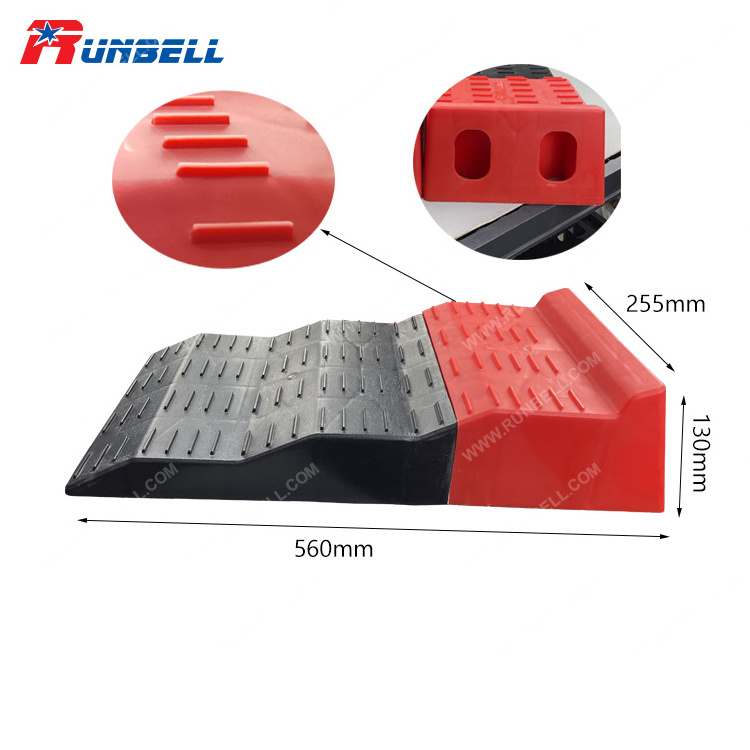 Heavy Duty Axles Frame Tandem Axle Truck Ramp Leveling Blocks Camping Travel Trailer Leveling Ramp