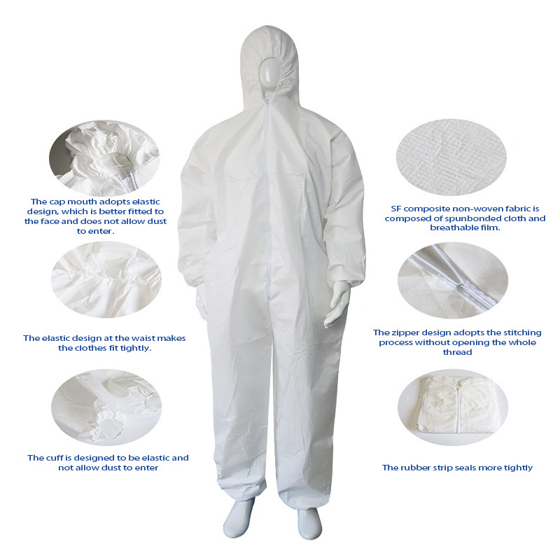 xl disposable coveralls disposable coverall low moq disposable chemical coverall