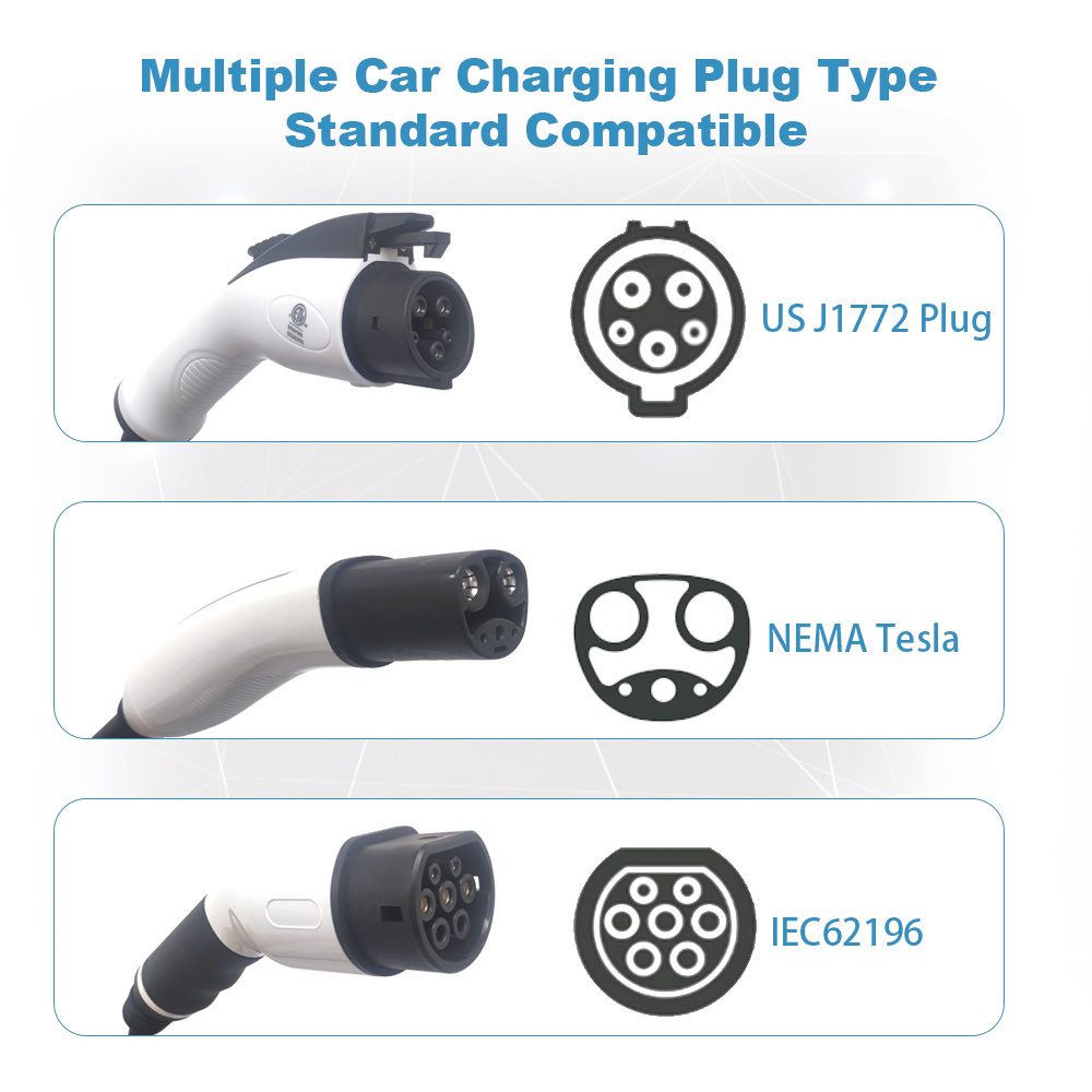 Wallbox mounted fast ev charger 16A 32A 48 Amp OCPP Type 1 Type 2 fast ev charging pile ev charger 22kw 32a