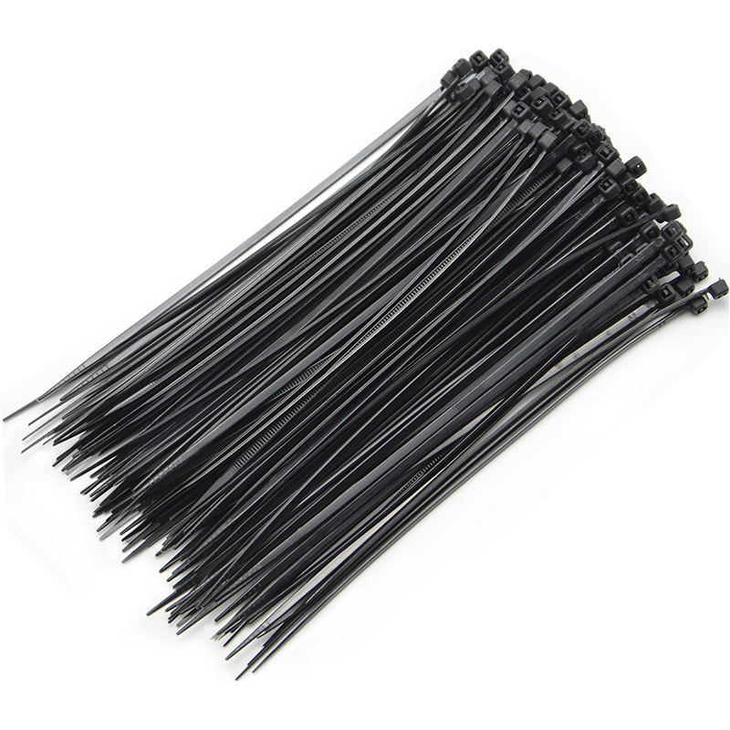 Self-locking nylon cable tie 7.6*250 Cable Ties High-strength micro cable zipper ties Strong buckles