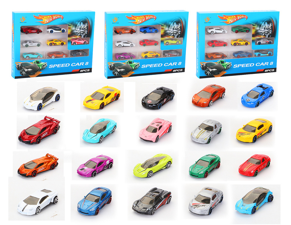 Color Box Free Wheel Diecast Car Toys Truck Unisex Scale Cars 1:64 Runbo Toys on Sales Custom 1/64 Die Cast Car Metal 