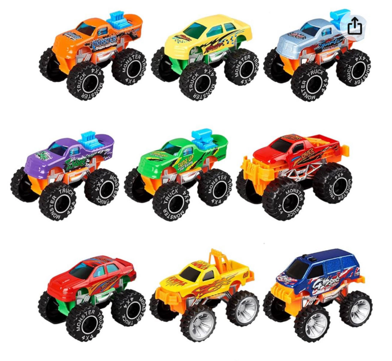 Diecast Toy Vehicles Die Casting Model Car Off Road Monster Truck Toy Hot Selling Custom Alloy Metal Car