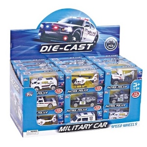 Color Box Model Cars Police Vehicle F Cle Free Wheel Toy Cars Hot Sell Police Toy Unisex Runbo Toys 1:64 Assorted Alloy Metal