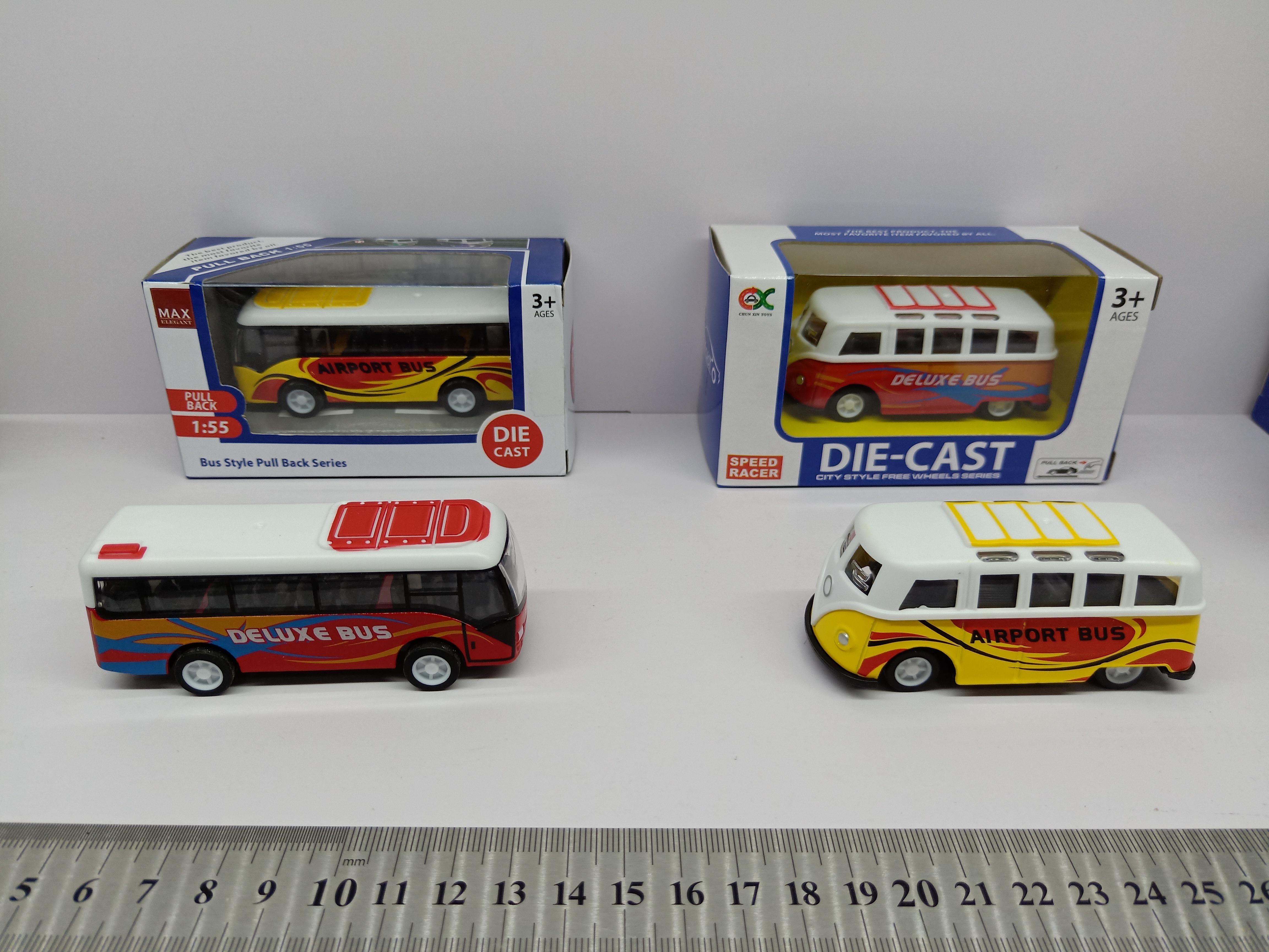 Car Toys Mini Bus Pull Back Model Car Vehicles Toy Hot Sell Metal on Sales Products Small Kids Color Box Unisex 1:64 Diecast Toy