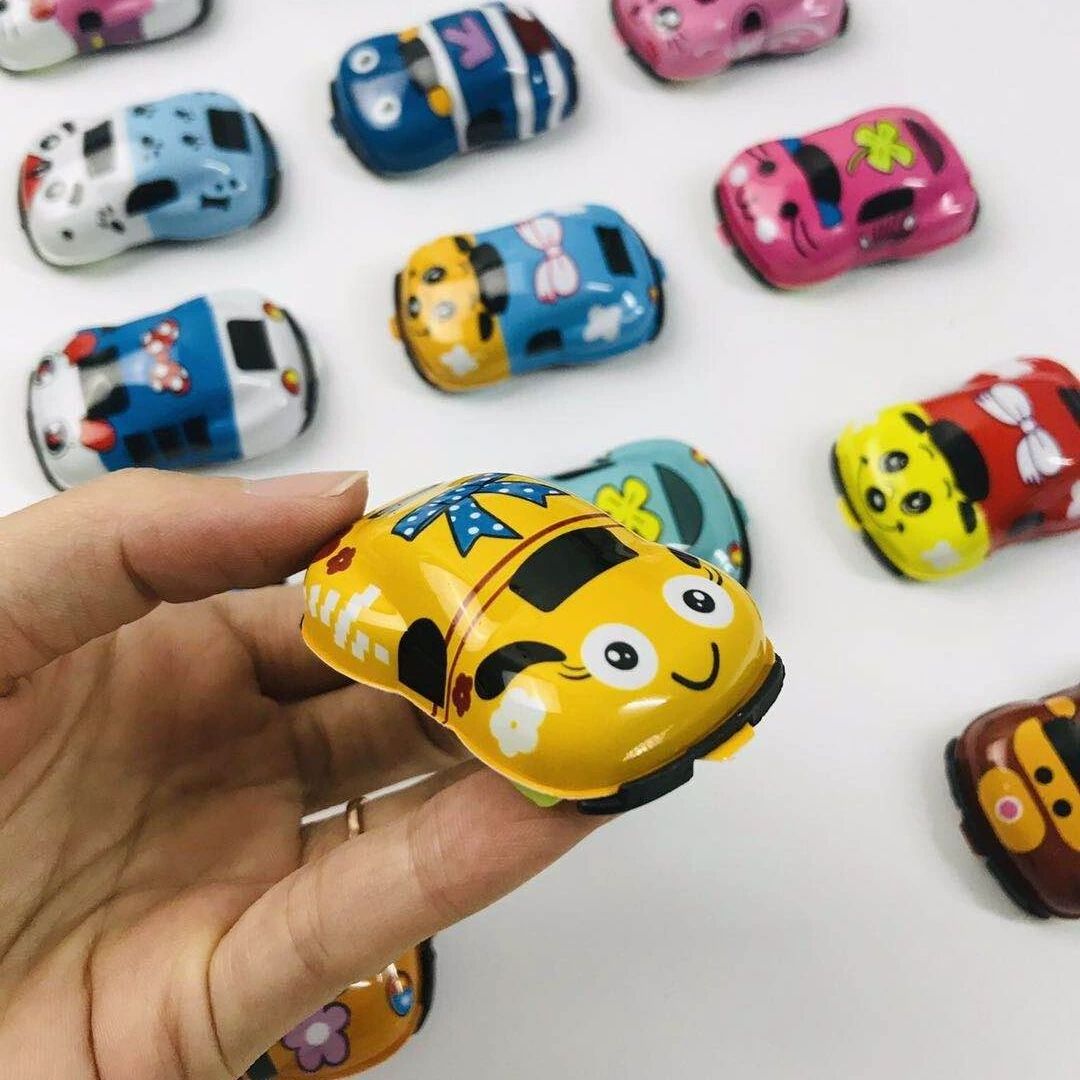 Free Sample High quality graffiti vehicle mini plastic pull back car toys for kids