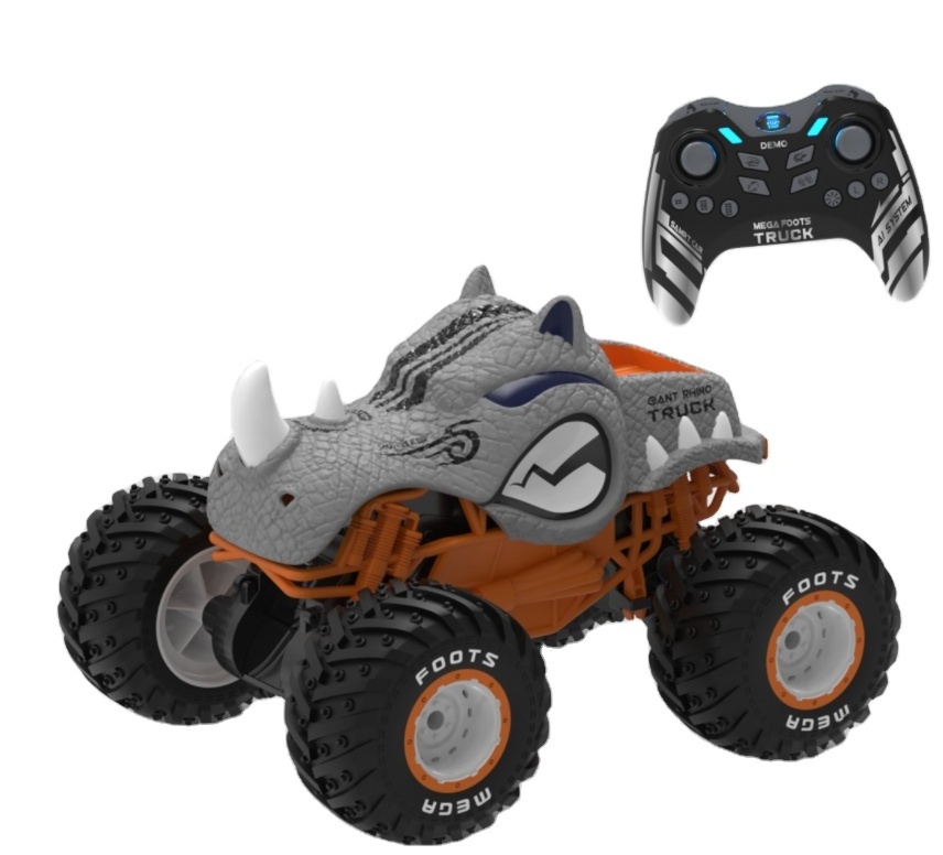 High Quality 2.4G 4Wd Monster Animal Truck 360 Spinning Toys car toys for kids with remote control