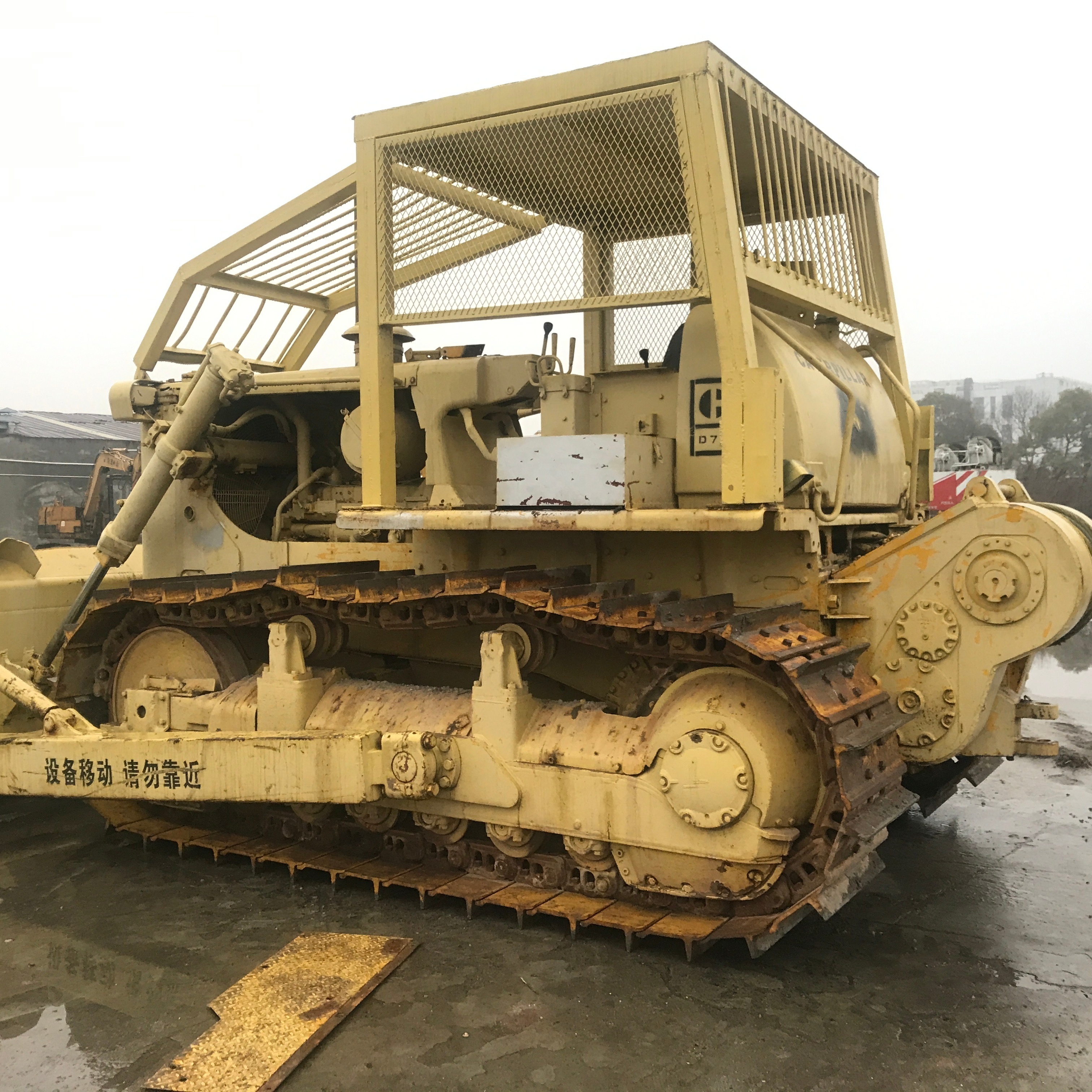 Original winch fitted Used Caterpillar D7G Bulldozer