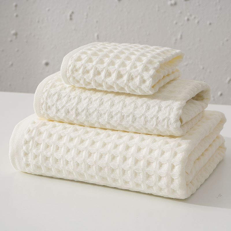 Cotton waffle towel adult household soft absorbent cotton face with hand gift wholesale