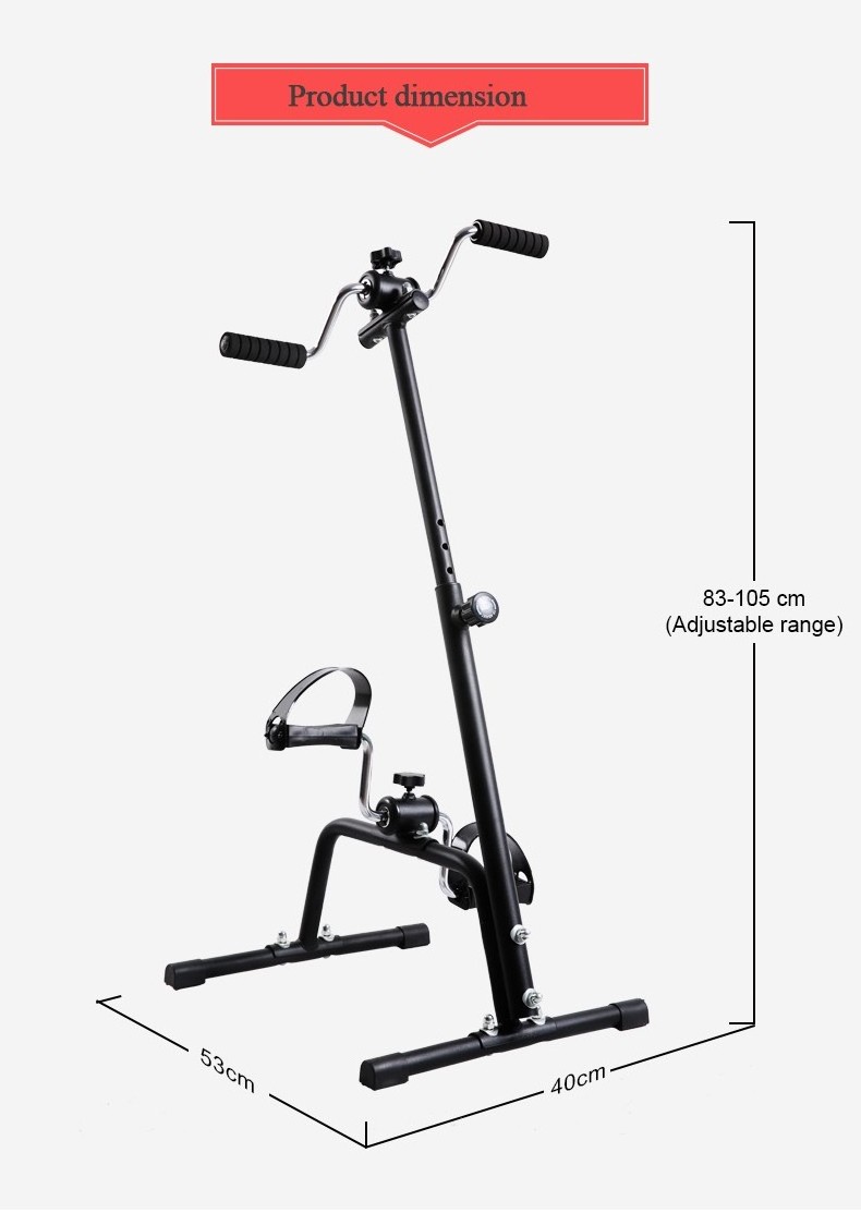 Portable Adjustable Rehabilitation and Exercise bike Elderly Steppers for Seniors