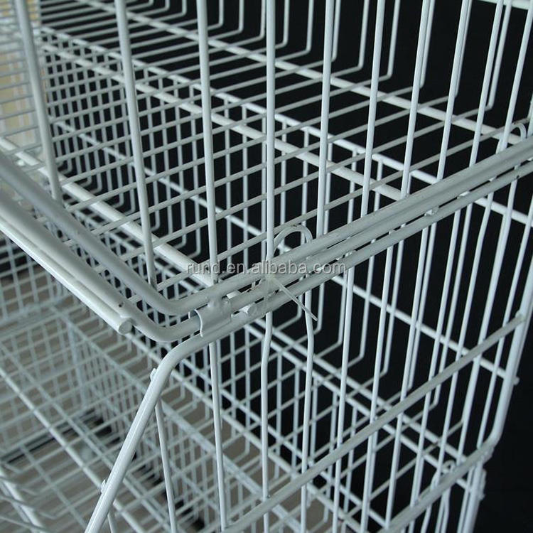 RD-supermarket wire mesh basket display racks/big load grocery shelf