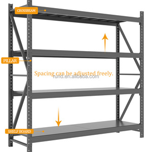 Metal Racking Shelf For Medium Duty Steel Rack Long Span Metal Boltless Tire Storage Rack Warehouse Storage Shelf Factory