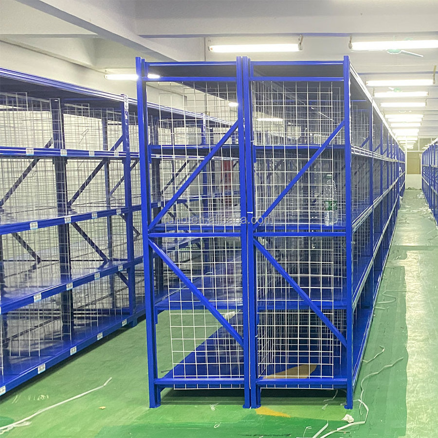 Metal Racking Shelf For Medium Duty Steel Rack Long Span Metal Boltless ...