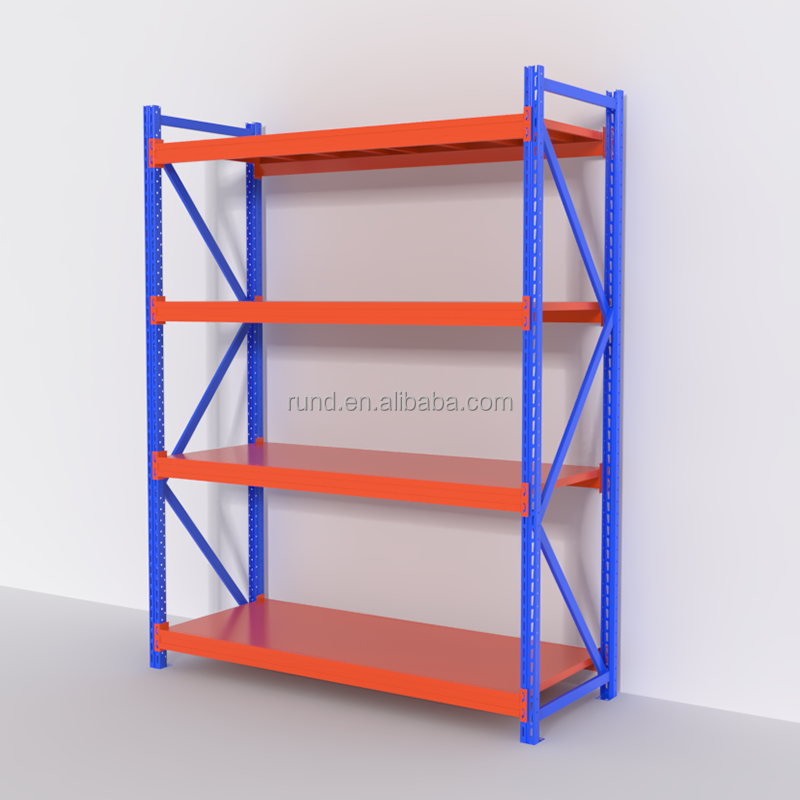 Metal Racking Shelf For Medium Duty Steel Rack Long Span Metal Boltless ...