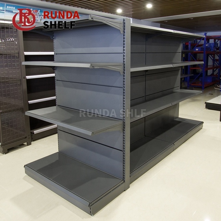 Shelves for Retail store display rack  120KG for  grocery and supermarket items food and Gondola Shelves