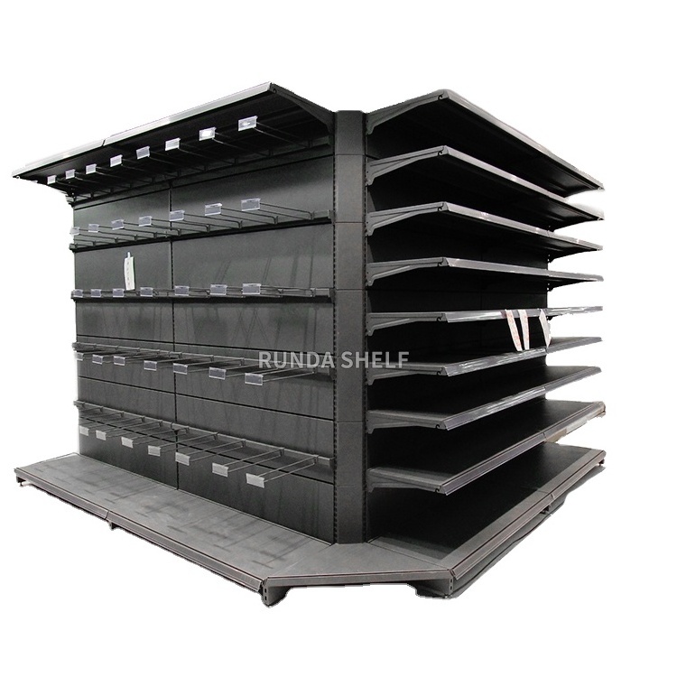 RunDa heavy duty  supermarket metallic shelves /Store Display Racks /gondola shelving  OEM