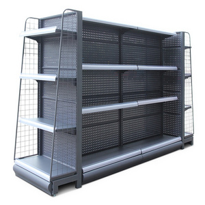 RD -8# Estante multicapa de alta calidad Multilayer  Estanterias de almacenamiento en supermercados  Double-side Display Rack RZ