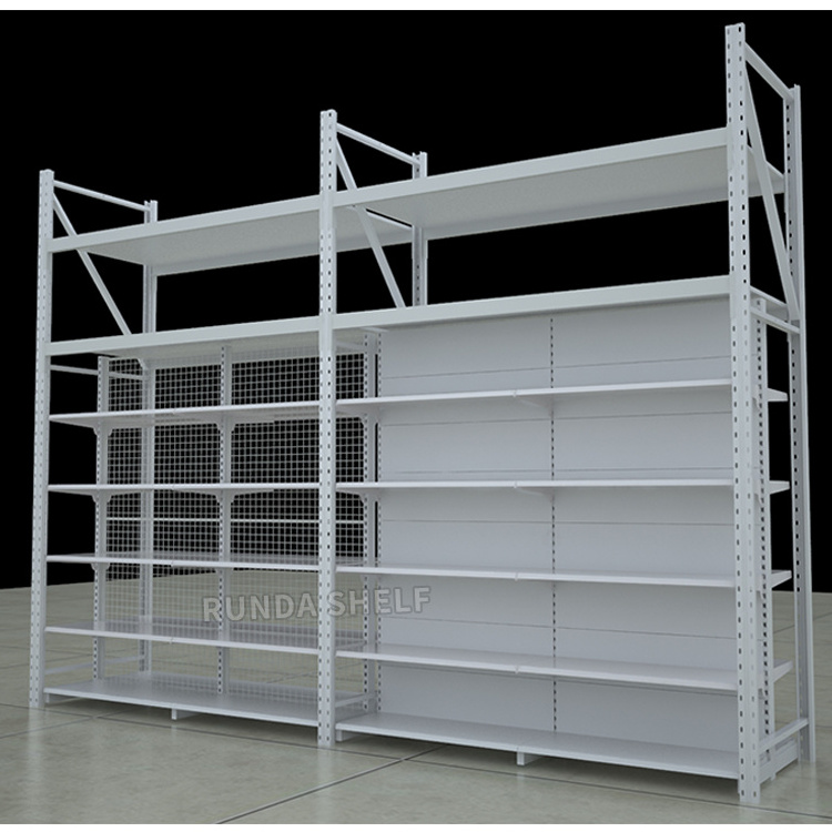 Shopping Mall Heavy Duty Shelves Display Rack for Free 3 Steel YES RD-RIR Supermarket Shelves GZRUNDA Shelves Plate Type 4000mm