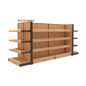 RunDa Heavy Duty Supermarket Metallic Shelves Store Display Racks Gondola Shelving OEM and ODM