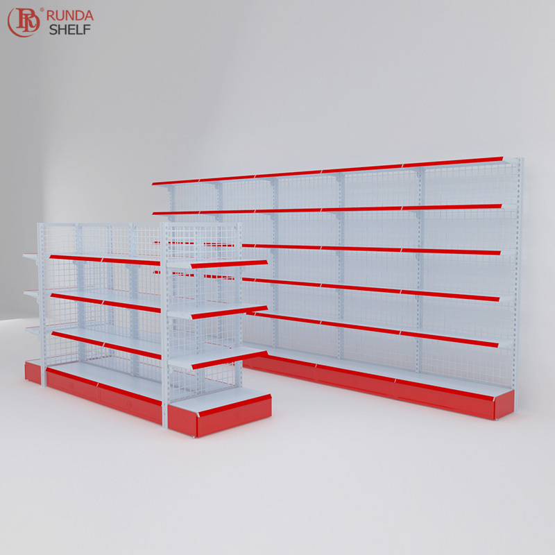 great quality light duty load capacity supermarket convenience store shopping mall display shelves gondola ranking shelving rack