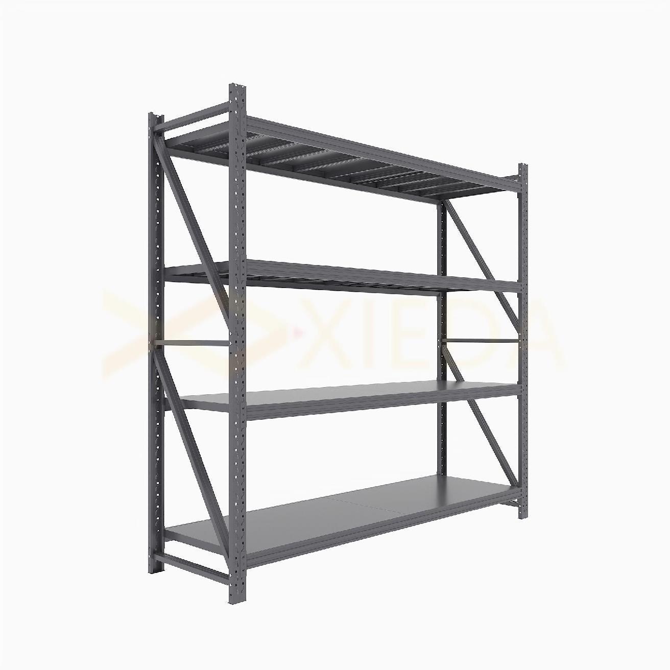 Heavy Duty Boltless Garage Shelves Storage Rack Units - 4 Tier XieDa Rack