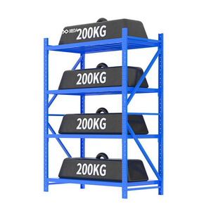 Heavy Duty Boltless Garage Shelves Storage Rack Units - 4 Tier XieDa Rack