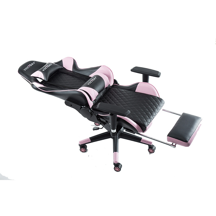 High-Back Ergonomic Design Heavy Duty Star Base Gamer Pink Gaming Chair