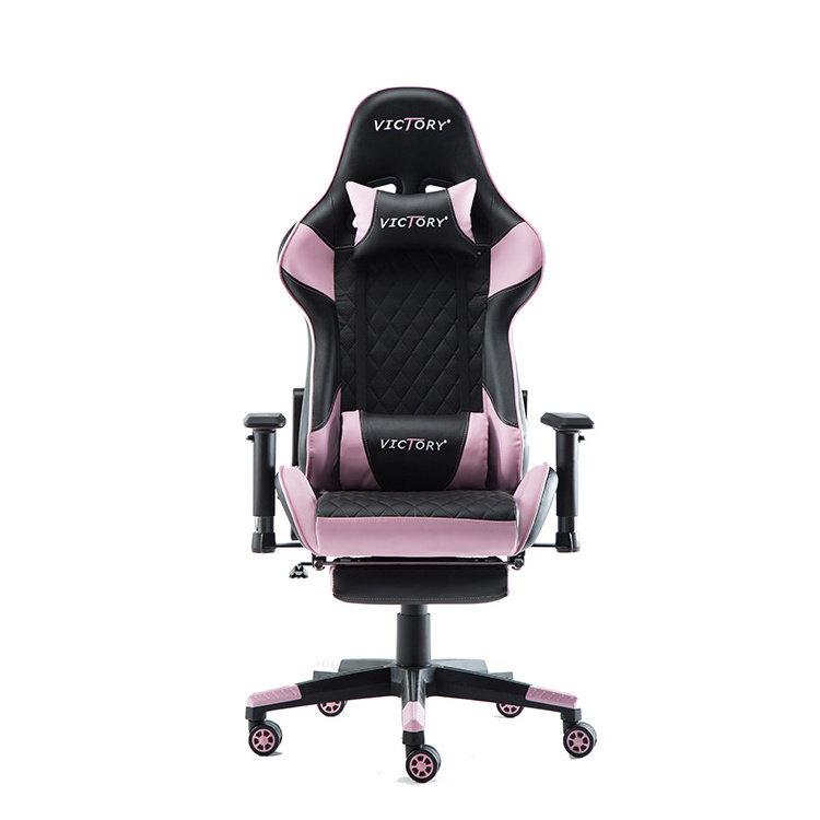 High-Back Ergonomic Design Heavy Duty Star Base Gamer Pink Gaming Chair