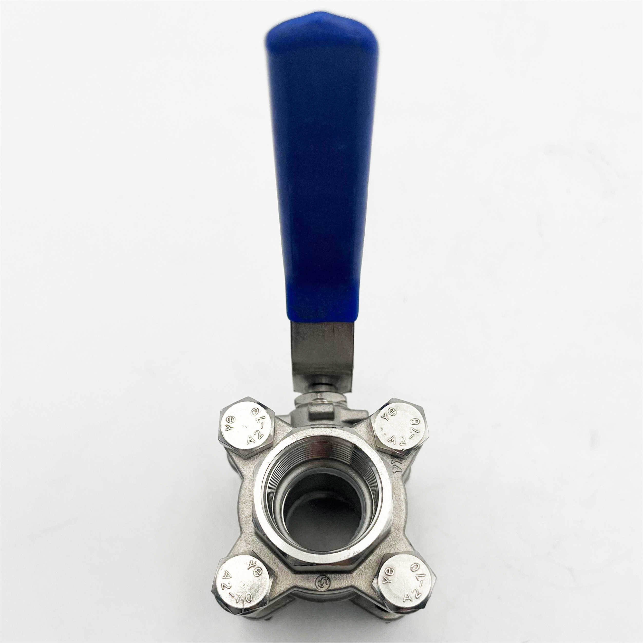 Manual three piece ball valve 2inch 1000WOG 3pc SS304 SS316 CF8 CF8M NPT BSP G thread stainless steel ball valve