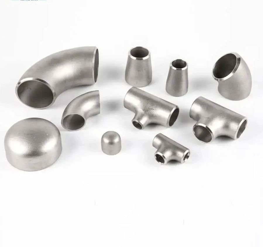 Stainless Steel Butt Weld Pipe Fittings 180 90 Deg Elbow pipe fittings butt welded Industrial Grade Tee  Pipe Press Fitting