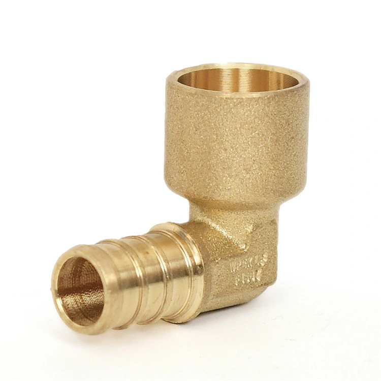 Factory outlet wholesale brass pex elbow for plumbing and PE pipe