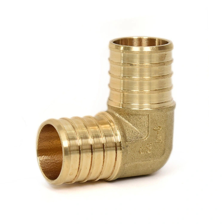 Factory outlet wholesale brass pex elbow for plumbing and PE pipe