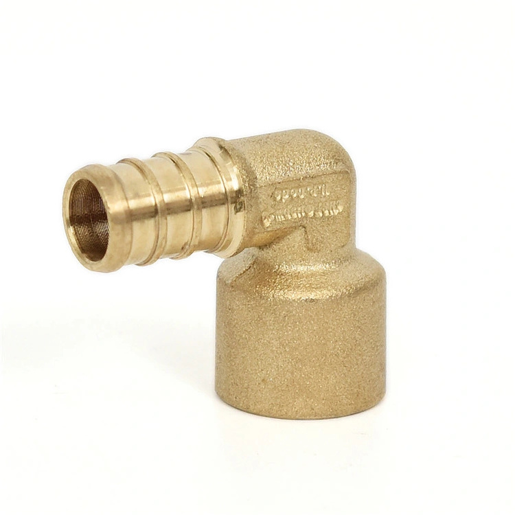 Factory outlet wholesale brass pex elbow for plumbing and PE pipe