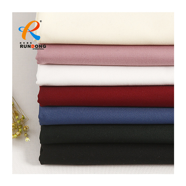 Rundong high quality stock  woven polyester  tr 65/35  uniform   polycotton cotton uniform  fabric