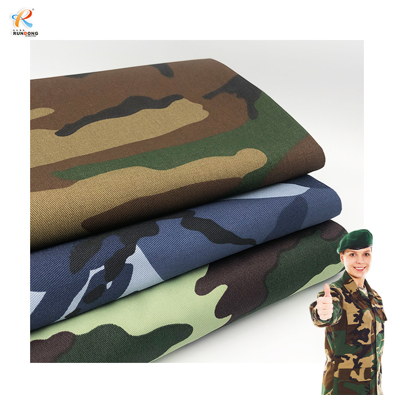 Rundong custom  digital spandex  cheap  uniforms fire resistant desert digital camouflage fabric